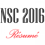 NSC2016 Résumé