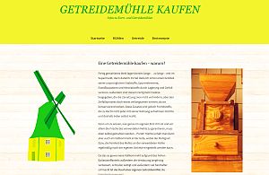 Webseite Getreide-muehle-kaufen.de