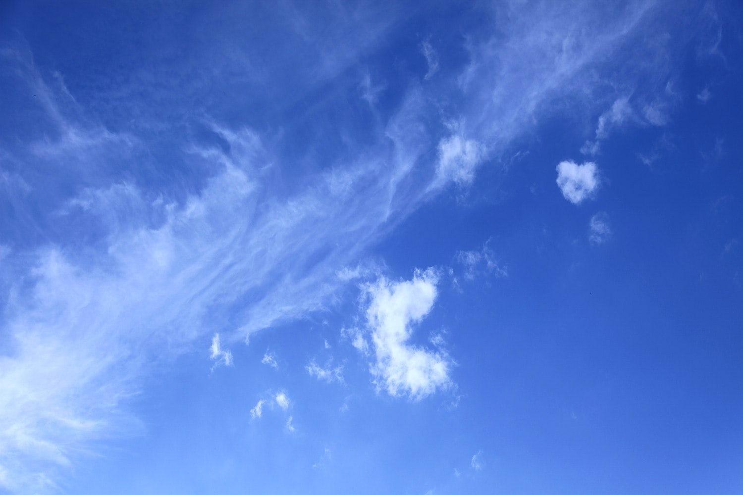 Wolken am Himmel - Zeit, ein wenig zu meditieren